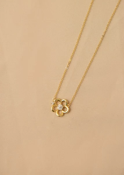 cadena-enchapada-con-flor