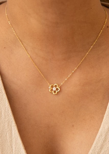 cadena-enchapada-con-flor