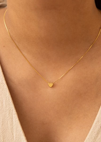 cadena-enchapada-corazon