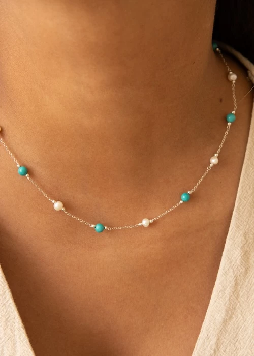 cadena-de-plata-con-perla-y-turquesa