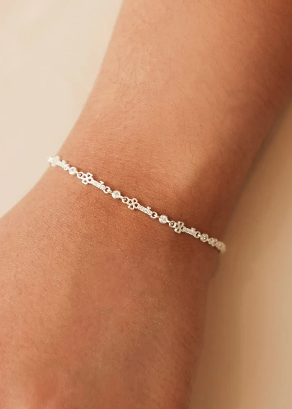 pulsera-de-plata-trebol