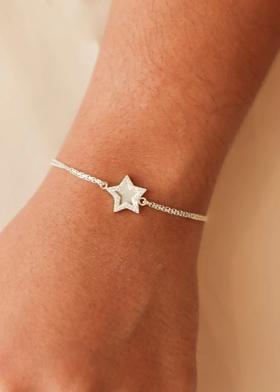 pulsera-de-plata-estrella